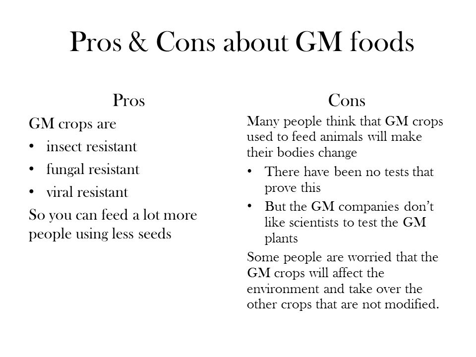 Pros and cons of gmo cotton